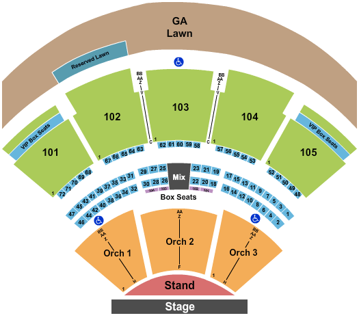 Ameris Bank Amphitheatre Keith Urban Seating Chart